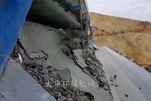 甘肅蘭州砂石廠帶式壓濾現場
