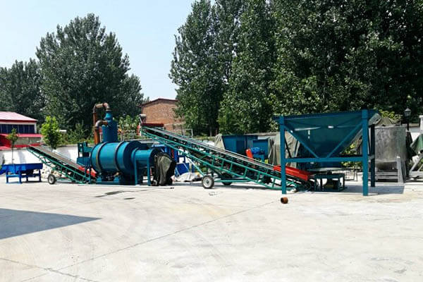 河北邯鄲石英砂烘干現場